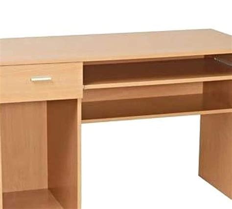 Efficient Workstation: Computer Table with Keyboard Tray Collection