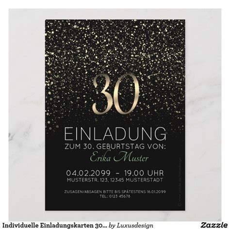 Einladung 30 Geburtstag Spruche