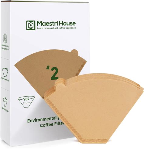 Amazon.com: Maestri House Cone Coffee Filters 1-4 Cup, 100 Count ...