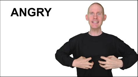 Image result for Sign Language Angry