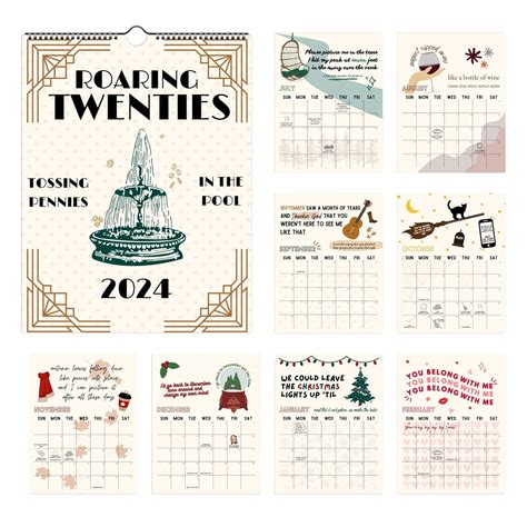 Taylor Swift Calendar 2024,Taylor Swift Gifts,Taylor Swift Merch,2024 ...