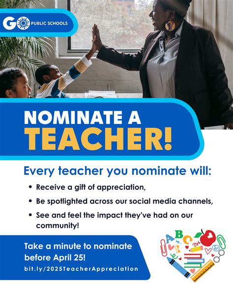Celebrate Teacher Appreciation Month by Nominating a Teacher | GO ...