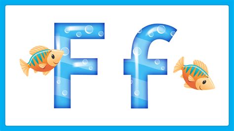 letter f words educational set with cartoon characters 7048106 Vector ...