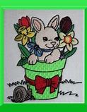 Image result for Free Machine Embroidery Bunny