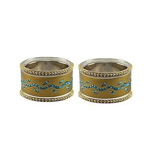 Buy Vidhya Kangan Bangle Set for Women (White) (ban9236-2.6) at Amazon.in