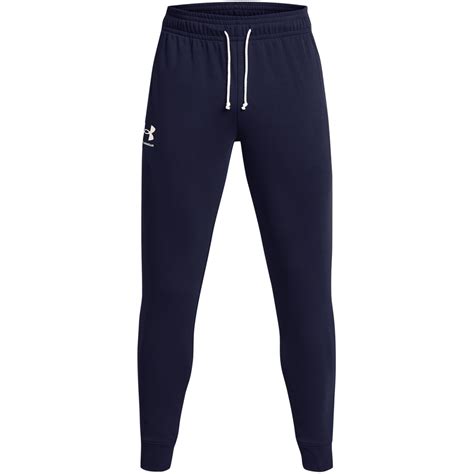 Under Armour UA Rival Terry Joggingbroek Heren - Midnight Navy/Onyx White