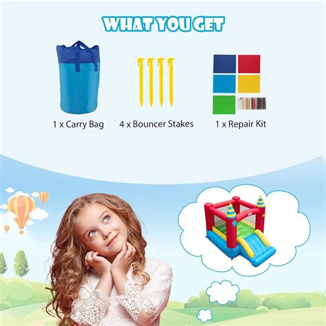 BOUNTECH Inflatable Bounce House, Bouncy House for India | Ubuy
