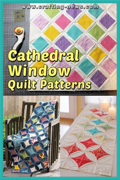 Image result for Cathedral Window Quilt Patterns