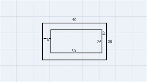 A park 40 meter long and 36 meter wide it has path of with 5 M inside ...