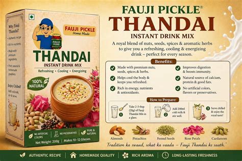 Thandai Instant Drinks Mix Manufacturers and Suppliers from Ghaziabad