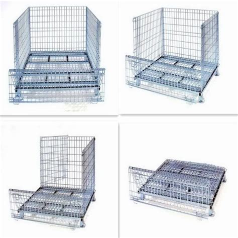 Wiremesh Container - Folding Wire Mesh Cage Container Manufacturer from ...