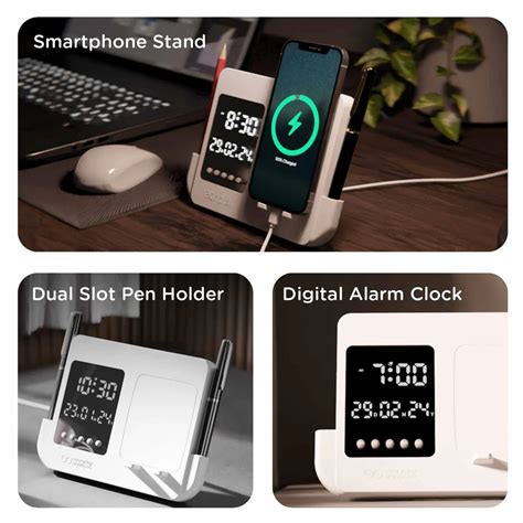 Digital Alarm Clock for Bedroom – LED Display Smart Table Clock ...