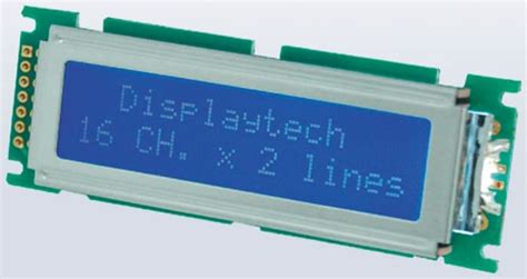 162D-CC-BC-3LP Displaytech | Displaytech 162D-CC-BC-3LP Alphanumeric ...