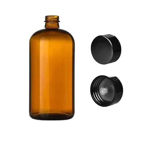 32 oz Amber Glass Bottle with Lid for sale | Mayernik Kitchen