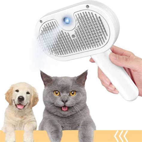 Amazon.com : Lakeronelove 3 in 1 Cat Brush for Shedding - Spray Pet ...