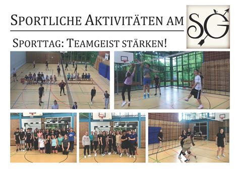 Sportliche Aktivitäten und Talente - Sportsgeist am SG - Schiller ...