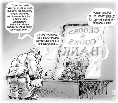 Questioning Banker Cartoon 的图像结果