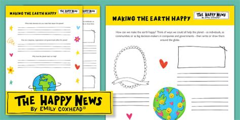 The Happy News: Making the Earth Happy Activity