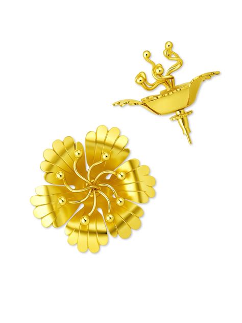 Buy Hibiscus Flower Stud Earrings – Shop Now Online – Digital Dress Room
