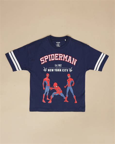 Spiderman Printed Oversized fit Tshirt For Boys – Kidsville
