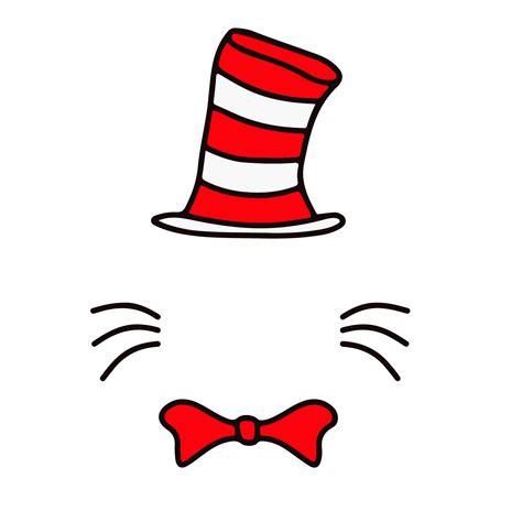 Dr Seuss cat in the Hat Svg, Dr Seuss Svg, Dr Seuss Clipart, | Inspire ...