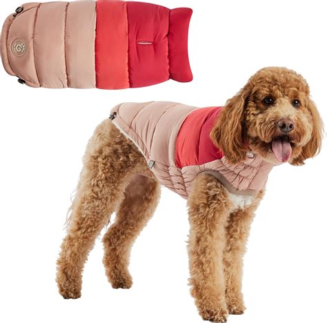 Amazon.com : GF PET Color Block Dog Puffer Jacket - Lightweight & Insulated Winter Coat ...