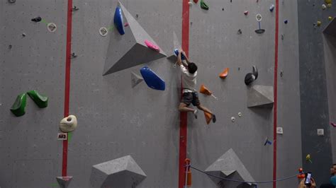 Commons Climbing Gym hosts a qualifier for the bouldering state ...