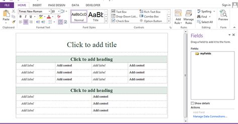 Microsoft InfoPath Tutorial 2013 的图像结果