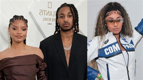 DDG And Halle Bailey React To Rubi Rose's Shirt And DMs Claims