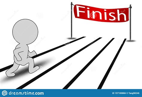 Almost At The Finish Line Stock Photo | CartoonDealer.com #21635742