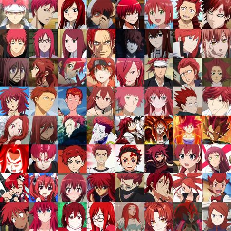 Anime Characters With Red Hair