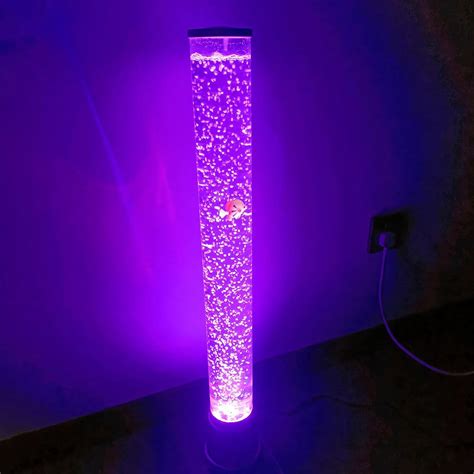 BiiKoon 2.5 FT LED Fantasy Bubble Fish Tube Fake Aquarium India | Ubuy