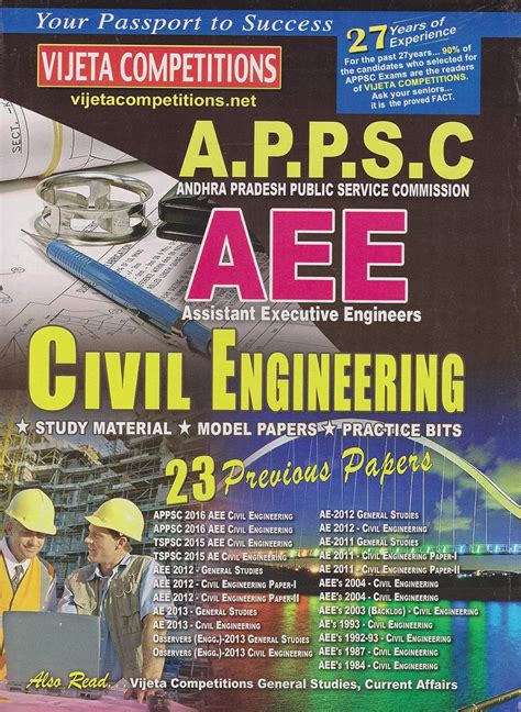 APPSC AEE Civil Engineering 23 Previous Papers : Vijetha Competitions ...