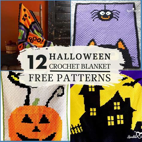 12 Halloween Crochet Blanket Free Patterns ⋆ The Nomad Knot