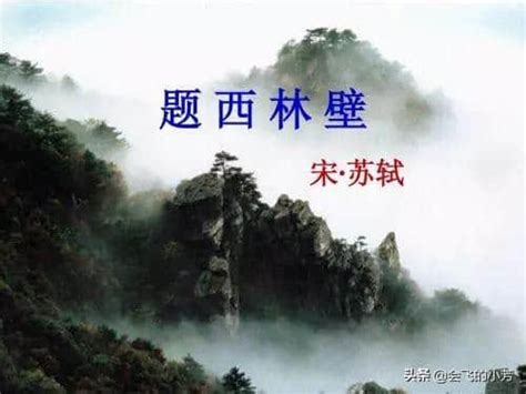 《中华古诗词100首》48 苏轼《题西林壁》-成语词句网