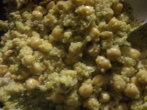 AfroVeganChick: Vegan Quinoa, Chickpea, & Walnut Salad W/ Cucumber Yogurt Salad