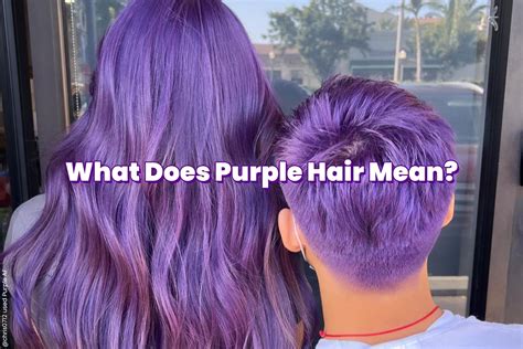 What Does Purple Hair Mean? Trends, Personality & Symbolism | Arctic ...