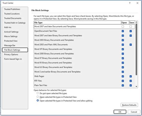 Image result for File Block Settings