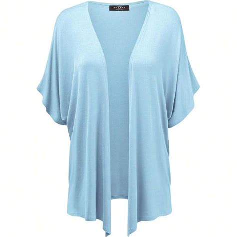 Made By Johnny Women's Kimono Style Short Sleeve Dolman Cardigan ...