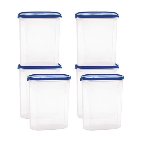 Buy Cello Modustore Oval Storage Containers, 2.4L, Safe Plastic, Set of ...