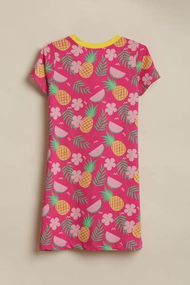 Buy Girls Pink Print Casual Dress Online - 40017573 | Allen Solly