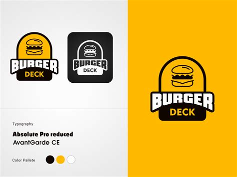 Burger Deck Logo by AWAYR on Dribbble