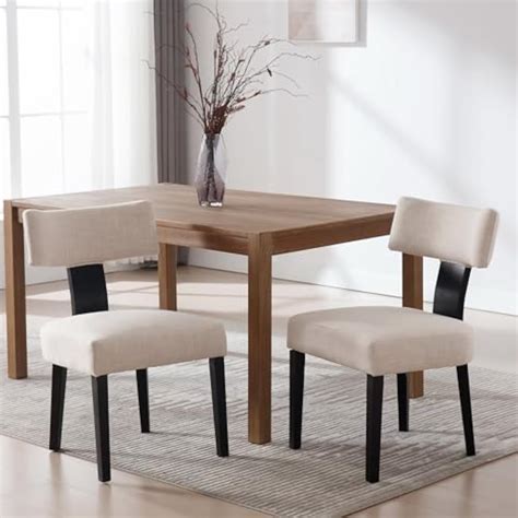 BESTANO Modern Dining Chairs Set of 2, Comfy Upholstered India | Ubuy