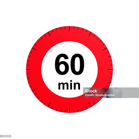 Stopwatch 60 Minutes Timer Clock Icon Countdown Timer Different Uses ...