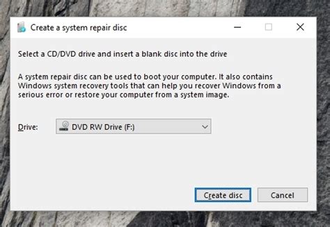 Image result for Create a Recovery Disk From Another Computer