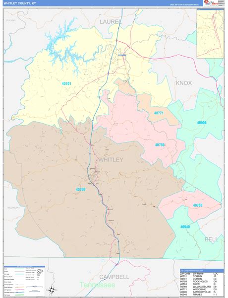Map Books of Whitley County Kentucky - marketmaps.com
