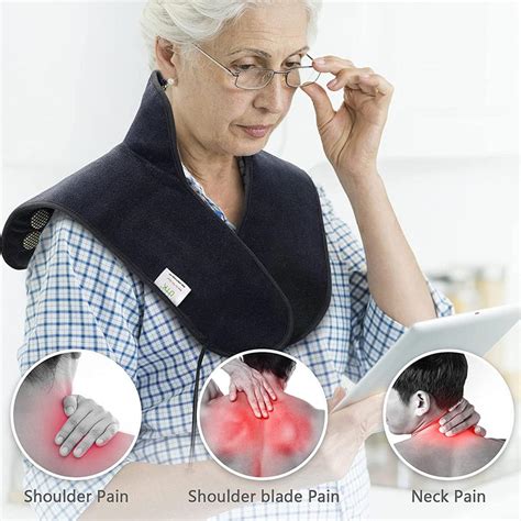 UTK Infrared Heating Pad for Neck and Shoulders Pain Relief - The Warming Store