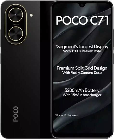 Poco C71 vs Vivo T4 Lite 5G 128 GB 6 GB: Compare Specifications, Price ...