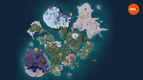 Palworld map – all locations, regions, and points of interest