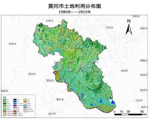 黄冈市土地利用数据-土地资源类数据-地理国情监测云平台